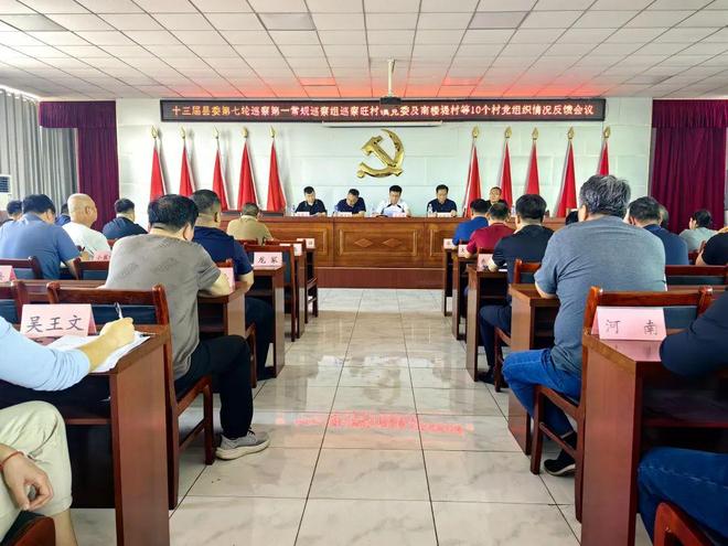 县委第一常规巡察组巡察旺村镇党委及南楼堤等10个村党组织情况